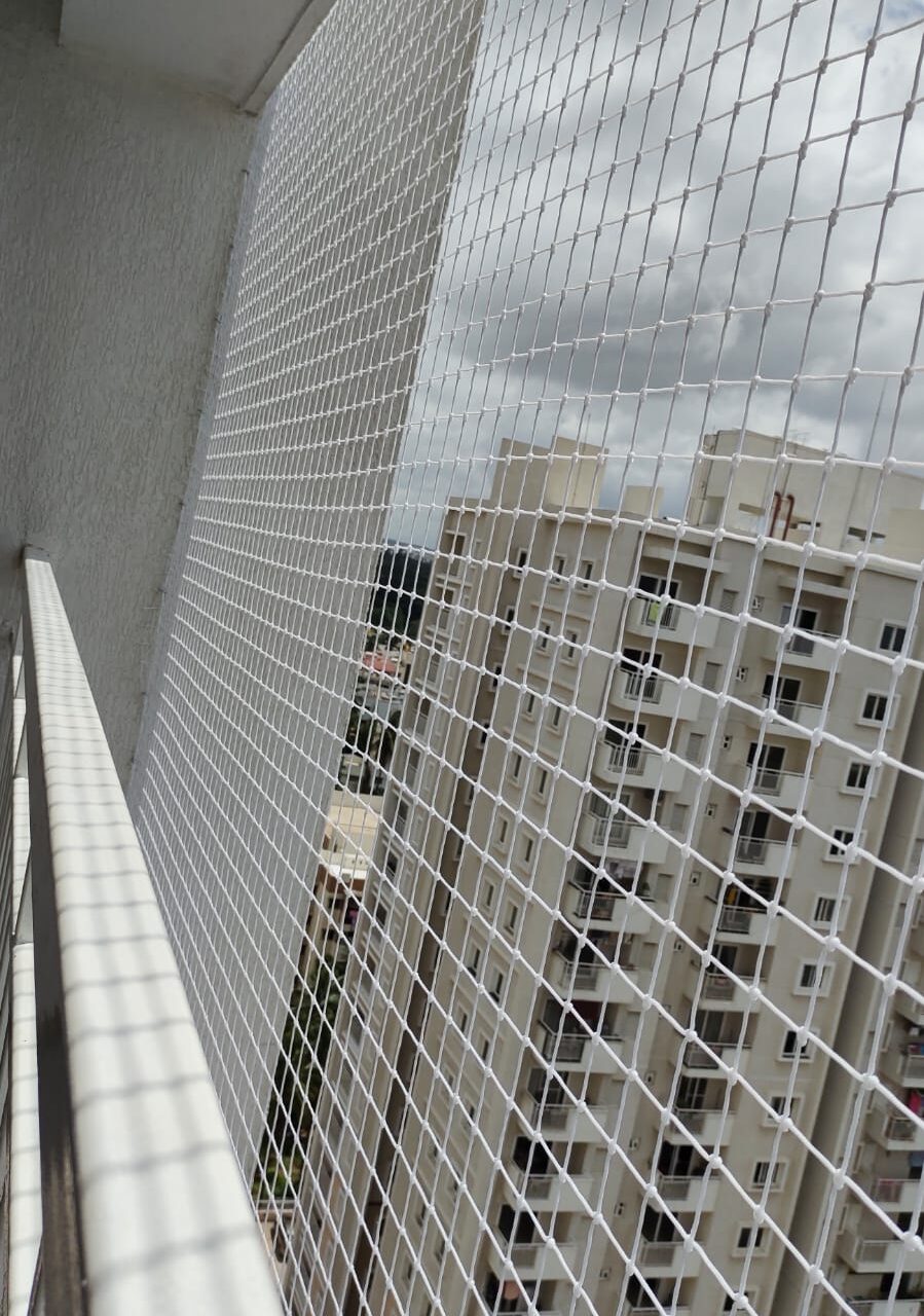 Balcony Bird Nets Installation | Call 9995922293 for Same Day Installation.